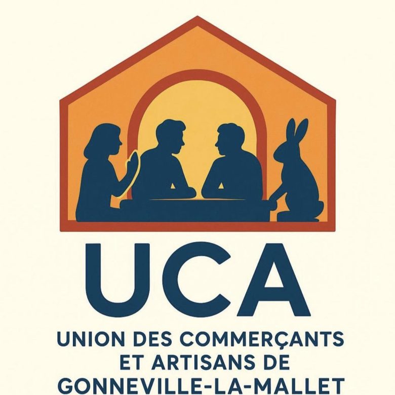 Logo de l'union des commerçant à gonneville la mallet